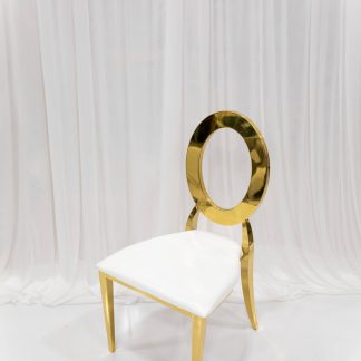 White Gold O Chairs