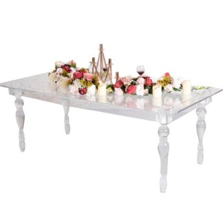 Ghost rectangular table