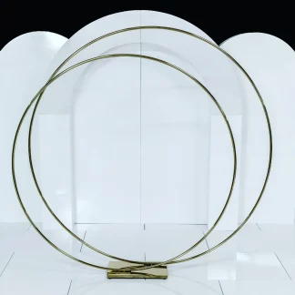 Double circle backdrop