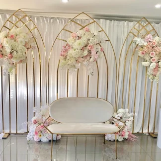 Luxury wedding backdrop for decorations